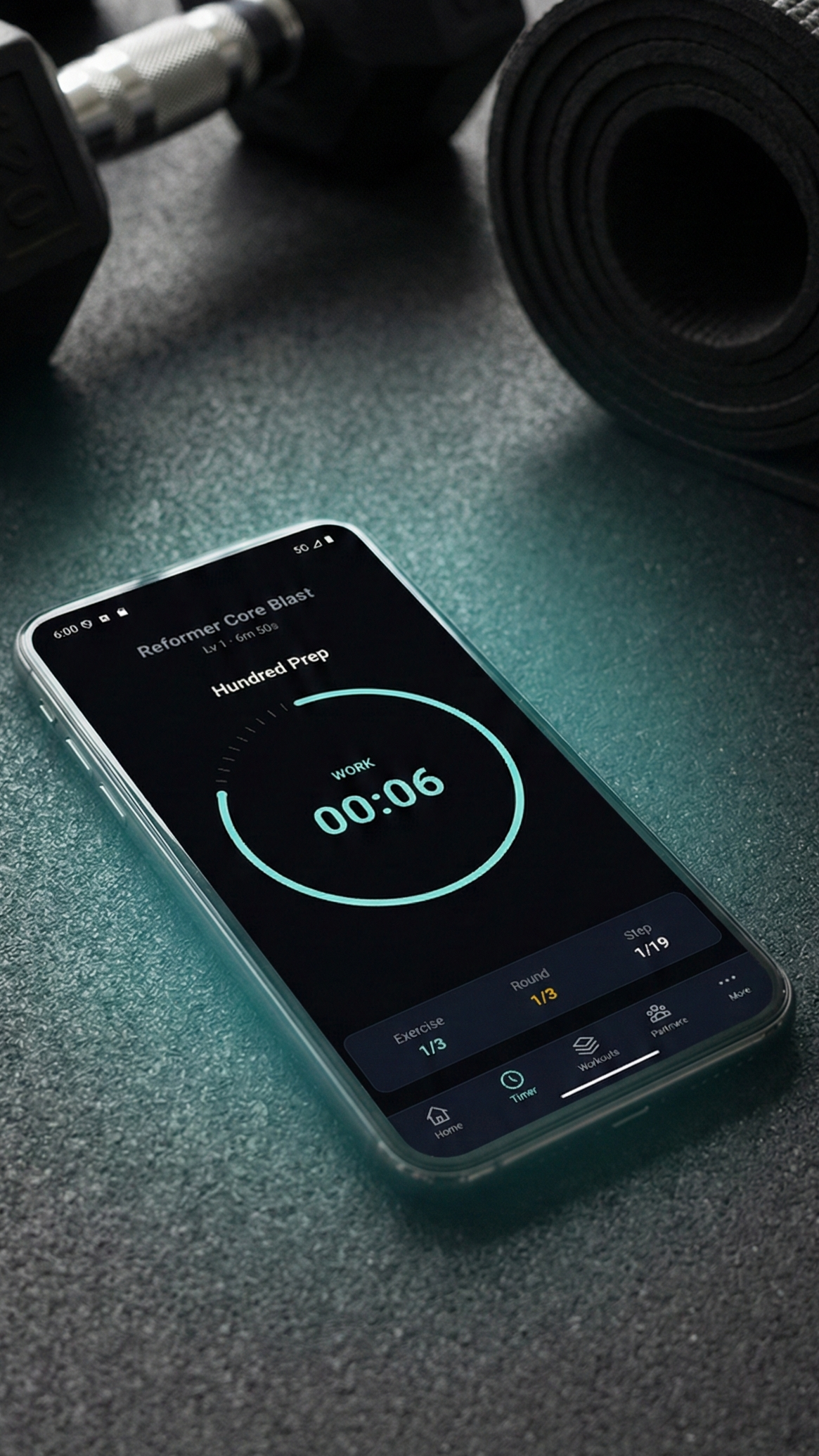 BlackPulse Timer — interval timer in action